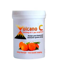 Mega range Volcano C Vitamin C Powder 150g. 1000mg Vitamin C.