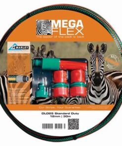 Megaflex DLD26 Garden Hose - 12mm x 20m with Fittings