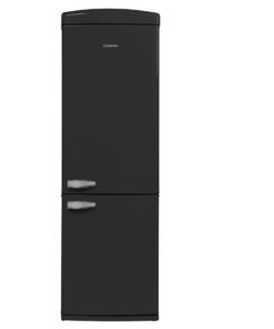 Meireles MFC366 Retro Style Combi Fridge/Freezer - Black