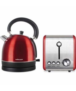 Mellerware Kttle and Toaster - Kettle & Toasters Sets - Red