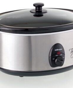 Mellerware - Stainless Steel Slow Cooker 6.5L 320W "Tempo"