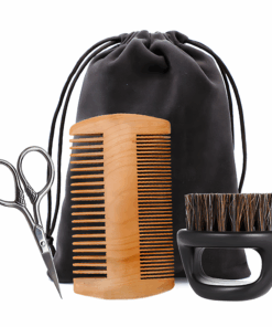Men's Premium 3 Piece Beard Grooming Kit|3 PCs Men's Beard Care Tools Set