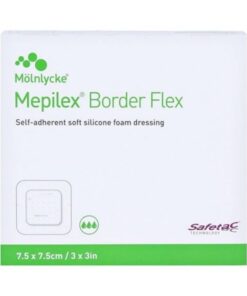 Mepilex Border Flex Wound Dressing 7.5X7.5cm (Box of 5)