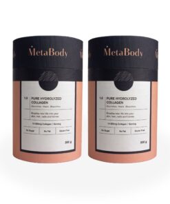 MetaBody Pure Hydrolyzed Collagen 300g x 2 Pack (Collagen Peptides Powder)