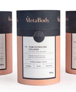 MetaBody Pure Hydrolyzed Collagen 300g x 3 Pack (Collagen Peptides Powder)