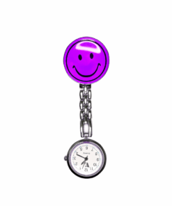 Metal Nurse Watch - Purple