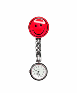 Metal Nurse Watch - Red