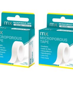 Microporous Surgical Tape 1.25cm x 3m Set Of 2 Pack PK