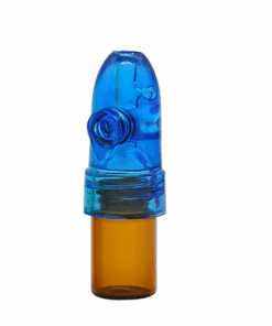 Mihuis Acrylic Snuff Bullet - 54mm - Blue / Brown