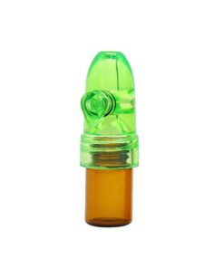 Mihuis Acrylic Snuff Bullet - 54mm - Green / Brown