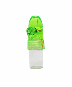 Mihuis Acrylic Snuff Bullet - 54mm - Green / Transparent