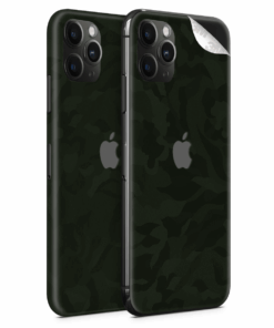 Military Green Camo Vinyl Skin for iPhone 11 Pro - Two Pack