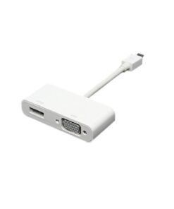 Mini Display Port To VGA & HDMI 2 in 1 Adapter
