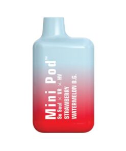 Mini Pod Disposable 50mg - Strawberry Watermelon Bubble Gum - Single