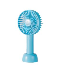 Mini Portable Handheld Fan USB Rechargeable Desk Fan - Blue