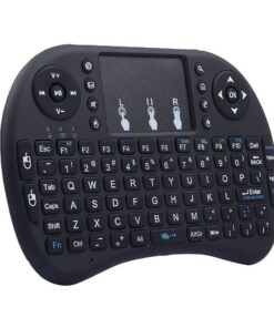Mini Wireless Keyboard Mouse Touchpad - Black