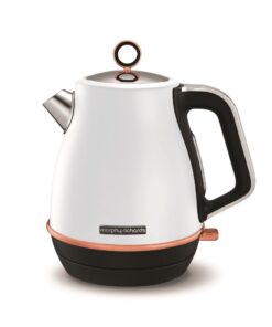 Morphy Richards - 1.5L Jug Kettle Rose Gold - White
