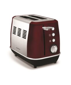 Morphy Richards - Toaster 2 Slice Stainless Steel Red - 900W "Evoke"