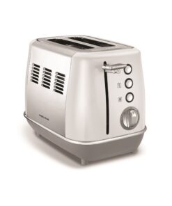 Morphy Richards - Toaster 2 Slice Stainless Steel White - 900W "Evoke"