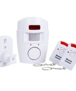 Motion Detector Sensor Security Alarm With Two Remotes