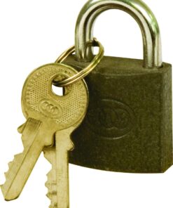 Moto-Quip - Tri Circle Iron Standard Padlock - 2.5cm