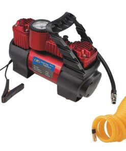 Motoquip - 50L Dual Cylinder Air Compressor with release valve