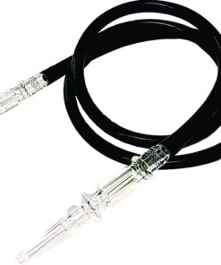 MR HOOKAH Silica Gel Pipe With Acrylic Hose - BLACK