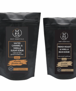 MSBody Essential Salted Caramel/ Vanilla Scrub and French Roast Vanilla Scrub