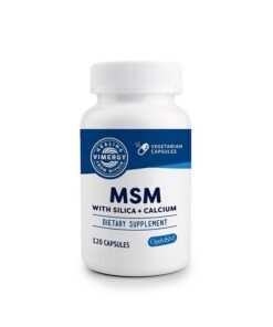 MSM With Silivcia + Calcium - 120 Capsules