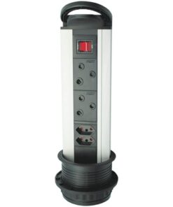 Multi-Plug Pull-Up Power Tower, 2x2 & 2x3