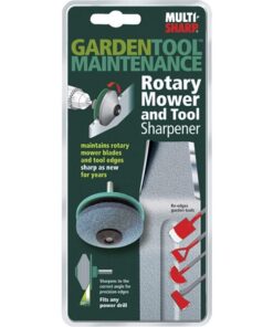 Multisharp Rotary Mower & Tool Sharpener Corundum Wheel for Drill
