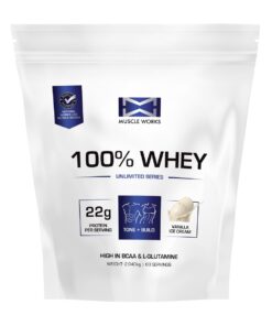 Muscle Works 100% Whey 2kg - Creamy Vanilla