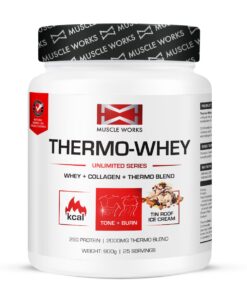 Muscle Works Thermo Whey 900g Tin Roof Ice Cream