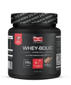 Muscle Works Whey-Bolic 480g Chocolate Ice Cream