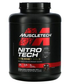 MuscleTech Nitro-Tech 100% Whey Gold Dble Rich Chocolate - 2.28kg