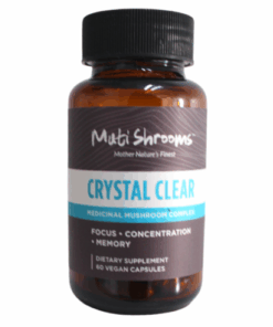 Muti Shrooms Crystal Clear Medicinal Mushroom Complex - 60 Veg Capsules