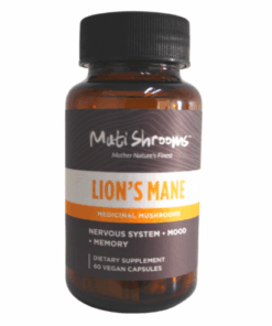 Muti Shrooms Lion's Mane Medicinal Mushroom - 60 Veg Capsules