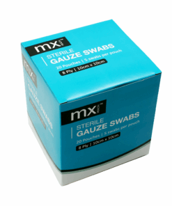MX Sterile Gauze Swabs 10x10cm 8ply