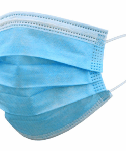 Mxm Face Mask - Adults & Teens 3Ply Blue Disposable Masks (Pack of 50)