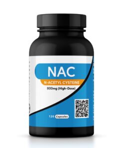 NAC (N-Acetyl Cysteine) 800mg (High-Dose) 120 Servings / 4 Month Supply