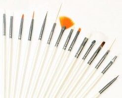 Nail Art Brush Set 15 Piece
