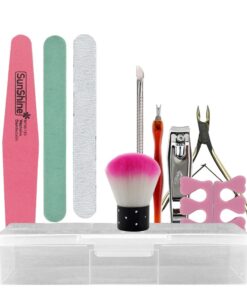 Nail Art Manicure Kit - 9 Piece