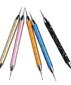 Nail Dotting Pen Tools 5 Piece 2 Way Manicure Kit