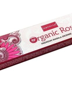 Nandita Incense Sticks - Organic Rose - 12 Packs