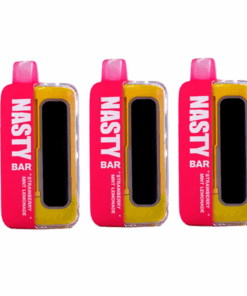 Nasty 20000 Puffs Disposable Vape 50mg - Strawberry Mint Lemonade - 3 Pack