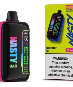 Nasty Bar 16K Double Pack - Strawberry Ice & Blue Razz Ice