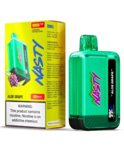Nasty Bar 9000 Puffs Aloe Grape Disposable Vape