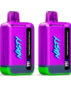 Nasty Bar 9000 Puffs Disposable Vape - Kiwi Passionfruit Guava - 2 Pack