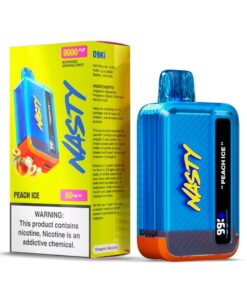 Nasty Bar Peach Ice 9000 Puffs Disposable Vape