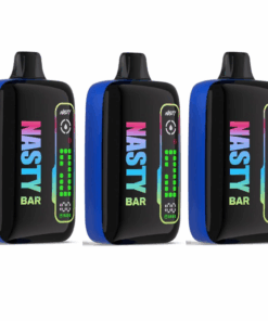Nasty Disposable Rechargeable Vape 16000 Puff Cherry Peach Raspberry 3Pack